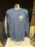 Vans Navy Blue Checkered Long Sleeve T-Shirt