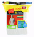 Hanes Men's Tagless T-Shirts, V Neck ComfortSoft, Odor Protection, 9-Pack, White