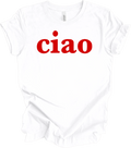 Ciao Shirt Italian Hello Italy Gift Ciao Bella Tee Travel Souvenir Unisex