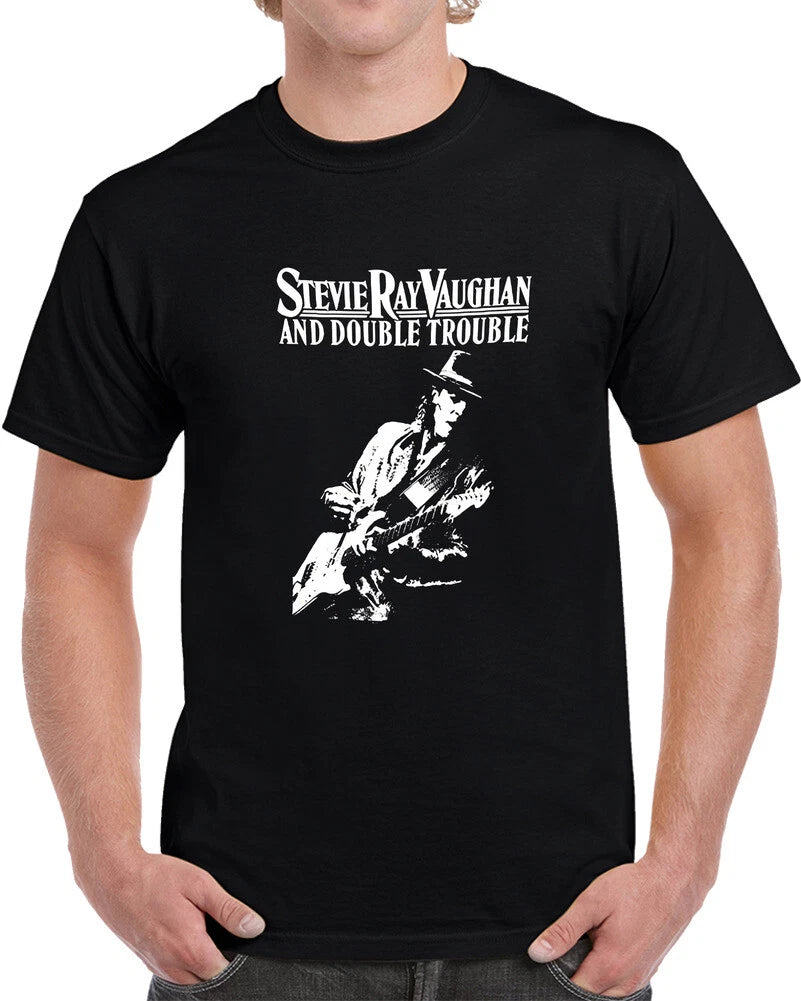 Stevie Ray Vaughan Retro T Shirt