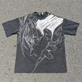 Trigun Vash the Stampede T-Shirt Vintage Washed Manga 90s Streetwear 330GSM Tee
