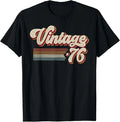 Vintage 1976 Retro Sunset Classic 50-Year-Old 50th Birthday T-Shirt