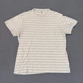 I.N.C. International Concepts Men's Lg Grey Striped T Shirt Slim Fit Cotton Poly