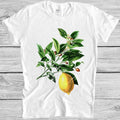 Lime Flower Lemon Fruit Tree Saying Nature Vintage Cool Gift Tee T Shirt 4049