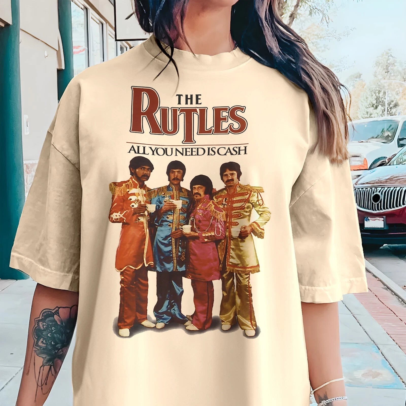 The Rutles V1 TShirt Vintage 8 colors TShirt DTG Print SIZES S-5XL