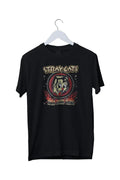 Vtg STRAY CATS Band Graphic Print Unisex T-Shirt Mens S M L XL 2 3 4 XL