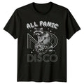 All Panic No Disco T-Shirt Raccoon Retro Disco Novelty Humor