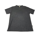 ODO Ribbed V Neck T Shirt Men's Medium Black Made in USA