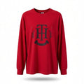 Tommy Hilfiger Mens Thermal Logo Long-Sleeve PJ Shirt, Red, Size L, NWT