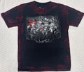 Alice in Wonderland Shirt Black/Red Tie Dye Big Chris Get Down Art MD,LG,XL,2X