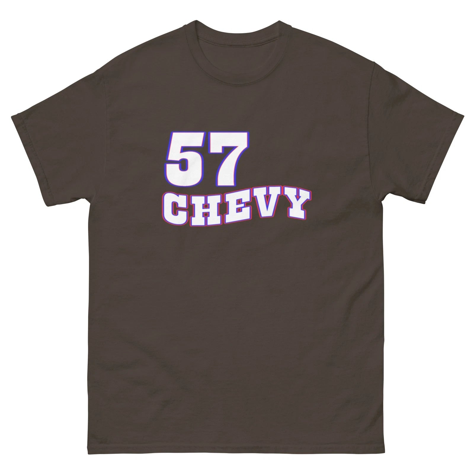 57 CHEVY HOT ROD T SHIRT sizes SMALL thru 5XL CHOOSE FROM 10 COLORS!
