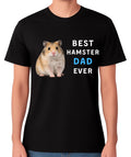 Best Hamster Dad Ever T-Shirt Cute Small Pet Lover Gift Father Tee