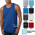 Mens Tank Top 100% PRESHRUNK Soft Ringspun Cotton Fine Jersey S M L, XL, 2XL NEW
