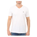 Lacoste Men's Lightweight Pima Cotton V-Neck T-Shirt TH6710-001 White XXL
