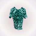 Hanes green tie dye v-neck t-shirt | Sz M
