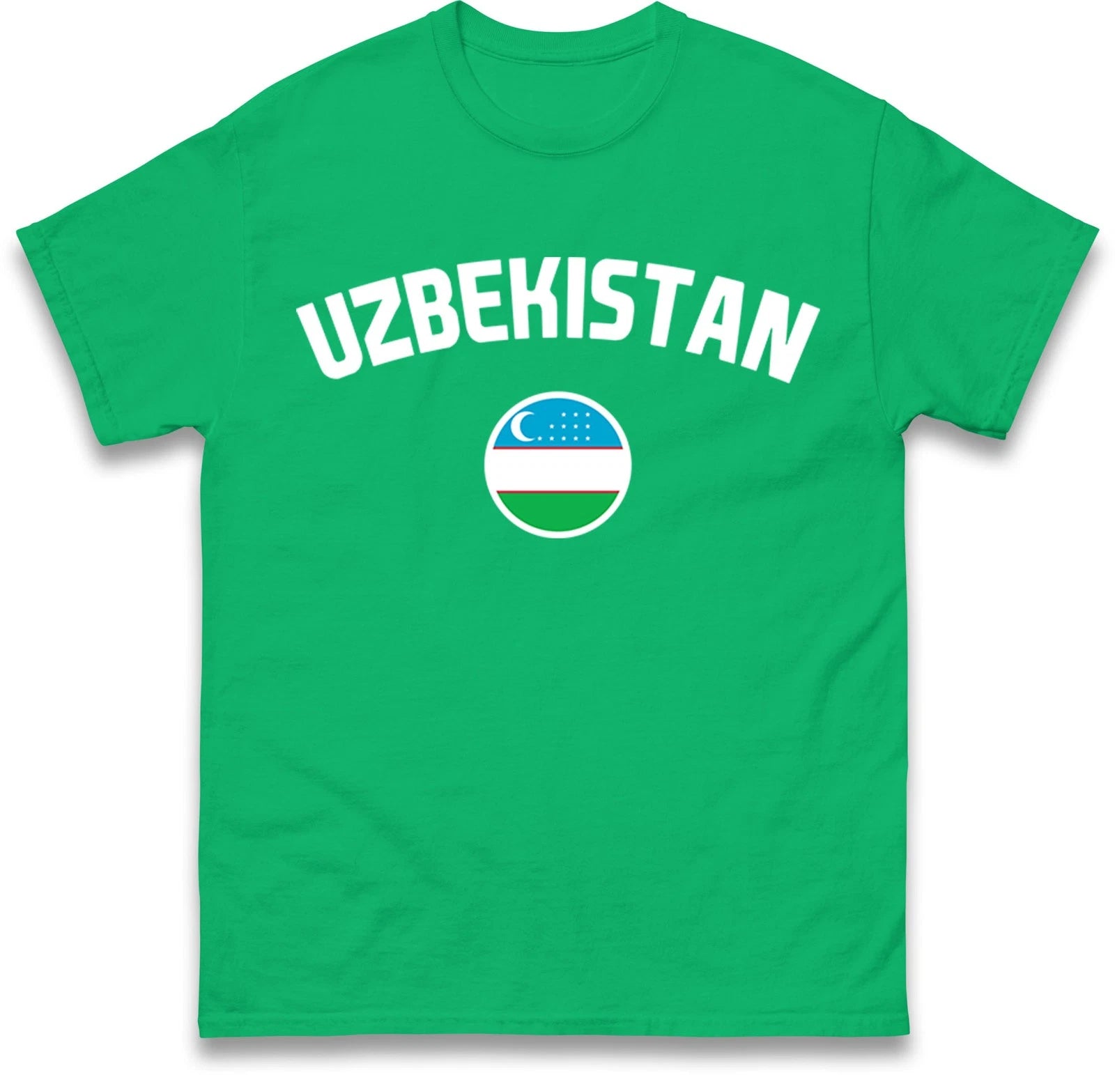 Uzbekistan football T Shirt,Personalised football Tee,Custom Name and Number Top