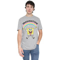 Spongebob Simple Imagination T-Shirt S-2XL, Athletic Heather