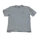 Vintage Grey Carhartt T Shirt Work Skate Tee Basic