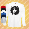 Jim Morrison Long Sleeve T-Shirt | The Doors | 60s | Rock | Retro | Music Band