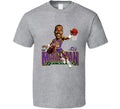 Karl Mailman Malone Utah Caricature Retro T Shirt