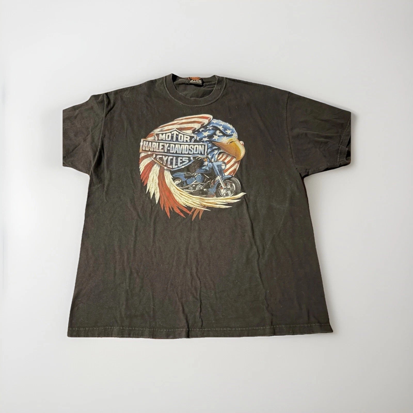 Harley-Davidson Vintage T-Shirt Orlando FL, Size XL American Eagle Graphic Y2K