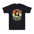 Jesus Took Naps Be Like Him Christians Costume Mark 4:38 Vintage Men's T-Shirt