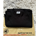 DEFCON Men’s M Black Crew Neck Short Sleeve Logo T-Shirt Cotton Made in USA