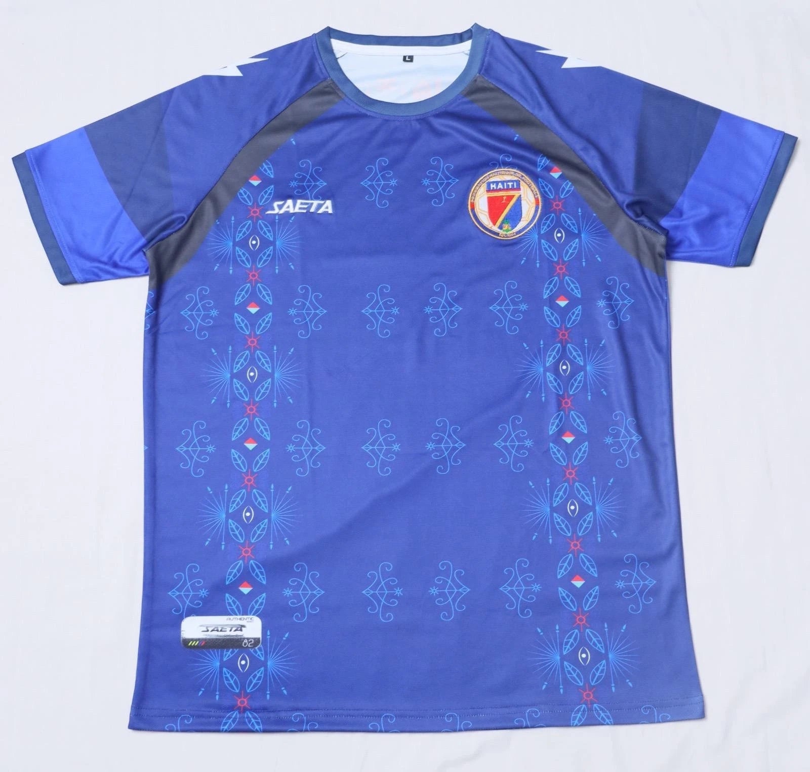 Haiti World Cup 2026 Soccer Jersey Custom Name Number Mesh V-Neck T-Shirt