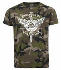 Men's See You in Valhalla Sword Runes Odin Vikings Camo Shirt Camo