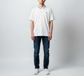 LACOSTE Daniil Medvedev Ultra Dry Sport Slim Fit T-Shirt Mens S Ivory Logo