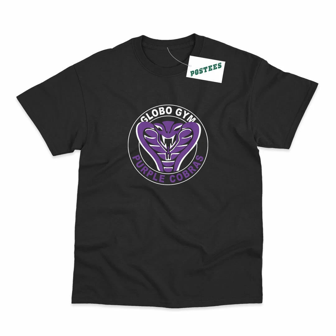 Globo Gym Purple Cobras Inspired by Dodgeball Movie Printed T-Shirt