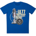 Jazz T-Shirt Vintage Microphone Music Lover Night On Air Retro Musician Gift Tee