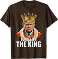 Vintage Trump-inspired Long Live The King Patriotic Unisex T-Shirt