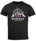 Norway Flag Scandinavia Nordic Compass Outdoor Fashion Mens T-Shirt