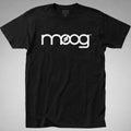 MOOG BLACK T-SHIRT Logo Synthesizer 80s piano Analog Modular Synth Edm Dj Music