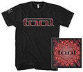 New Authentic Tool Band Red Logo Pattern Live Nation Heavy Metal Black T-Shirt