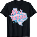 She's from Texas I Can Tell Retro Vintage Texas Girl T-Shirt unisex T-Shirt