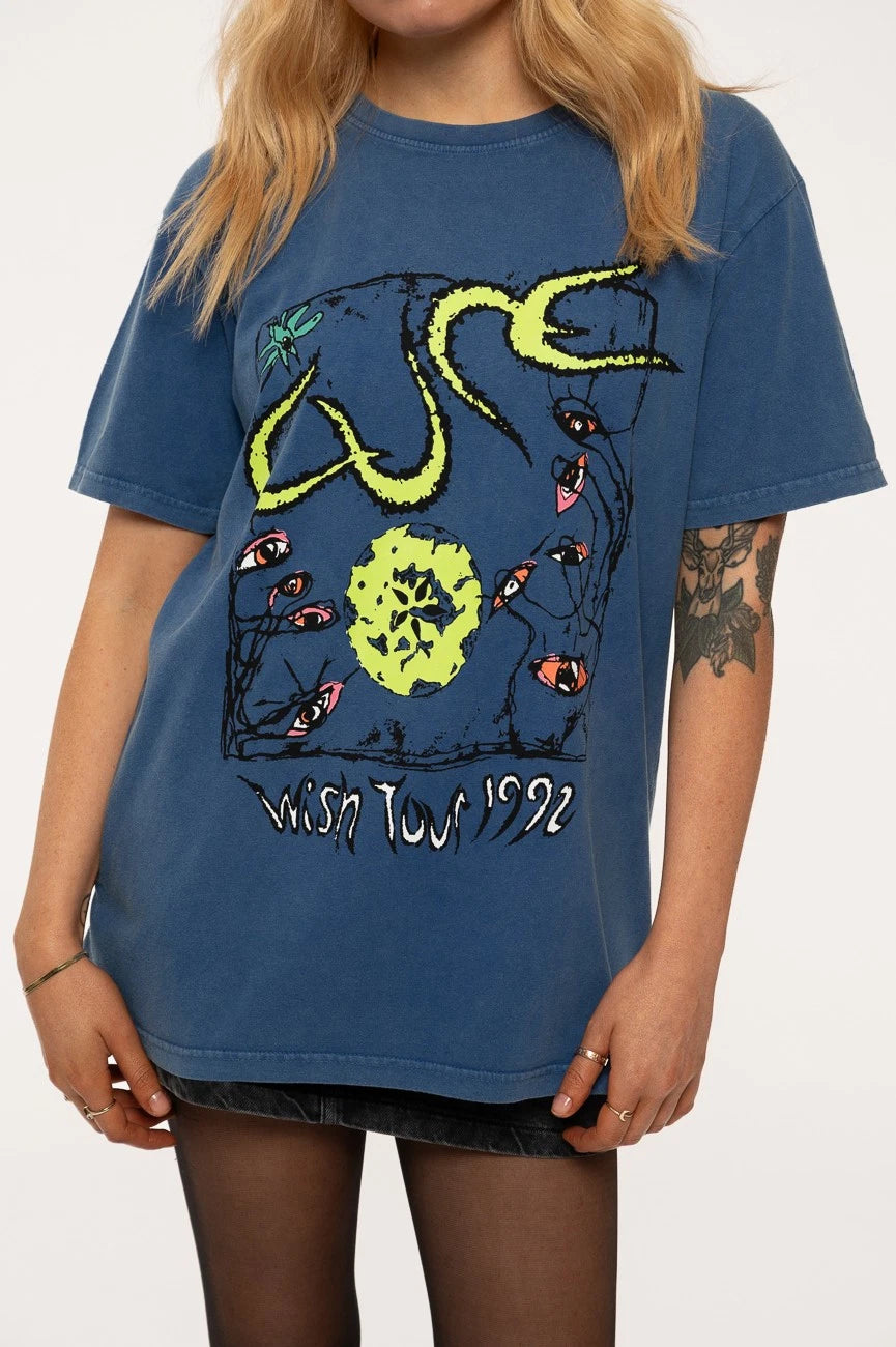 The Cure Wish Tour 92 Limited Edition 999 Only Premium Wash T Shirt