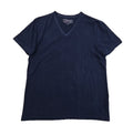 Banana Republic T-Shirt Men's Medium Black V-Neck Supima Cotton Short Sleeve EUC