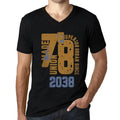 Men's Graphic T-Shirt V Neck Superior Urban Style Since 2038 Eco-Friendly