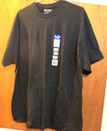 2 Gildan Adult T-Shirts Black Size L ~ New