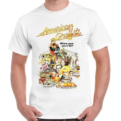 American Graffiti 70s Retro Film Poster Retro T Shirt 2251