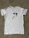 Vintage 1984 Olympics V Neck Tee Shirt. Size Men’s Large.