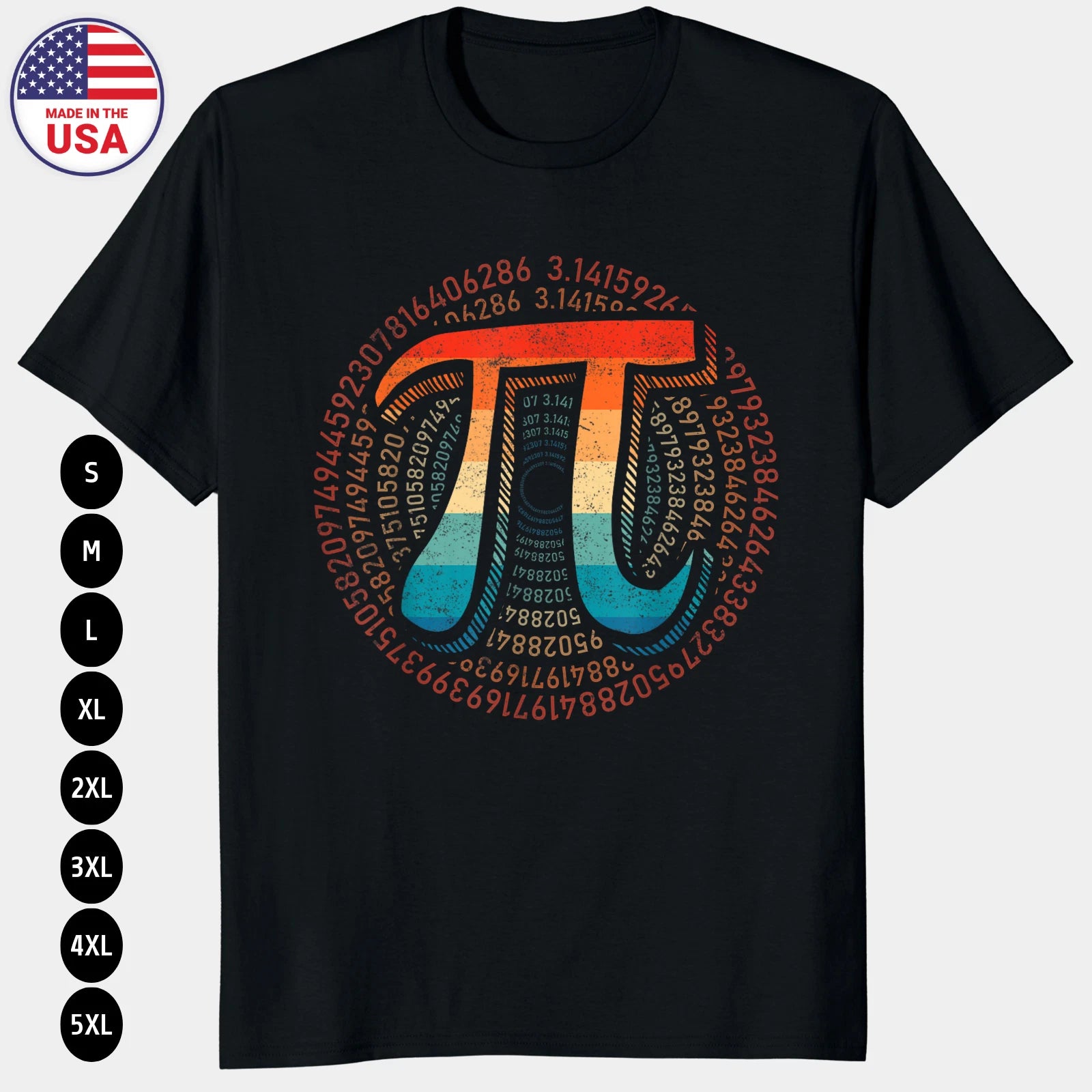 Math Is Simple As Pi T-Shirt | Pi Day Math Teacher Lover Gift Unisex T-Shirt