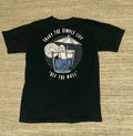 VANS Enjoy The Simple Life Men's Black T-Shirt Size Medium