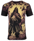 Rebel Saint By Affliction Men's T-shirt DEATH Biker Skull Tattoo S-5XL