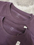 M&S Regular Fit Pure Cotton Crew Neck T-Shirt ~ LONG LENGTH ~ 2 PACK ~ Size XL
