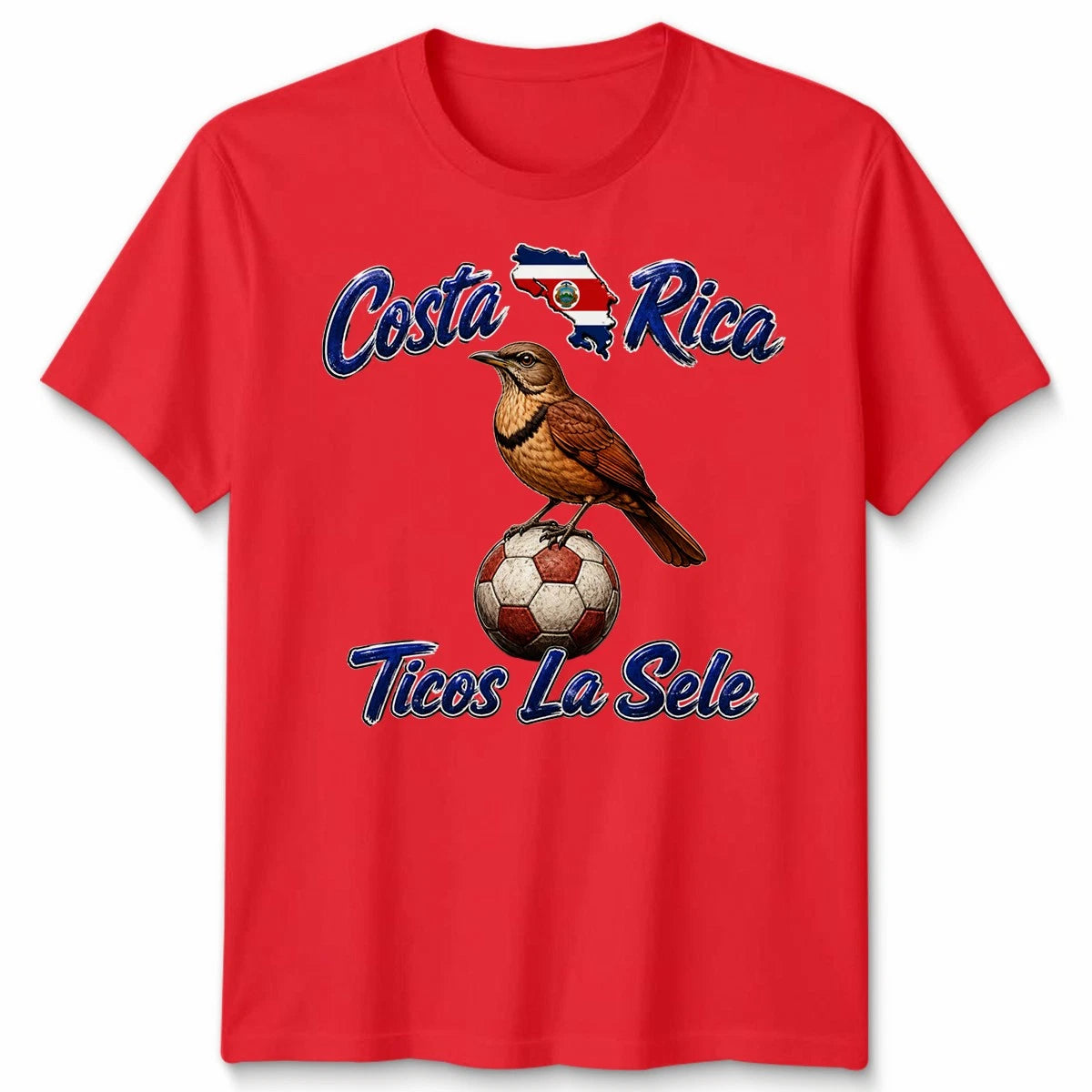 Costa Rica Football Friendly Unisex T Shirt Mens Womens Tee Graphic Top