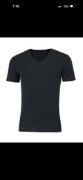 Hanes Perfect Flex Men's Tee, Black V-Neck Undershirt, 1-Pack 2XL