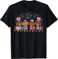 250 Anniversary USA Shirt Dog Dachshund 4th of July T-Shirt